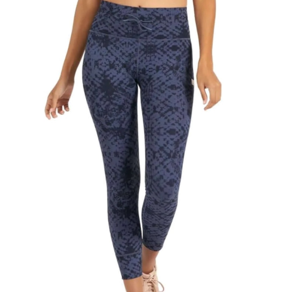 Vuori Blue Patterned Leggings